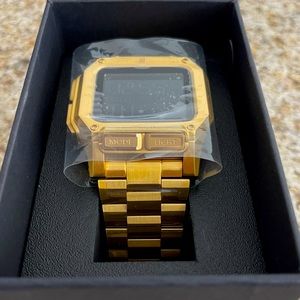 nixon regulus ss watch. shock proof. dual countdown timers. stealth mode.